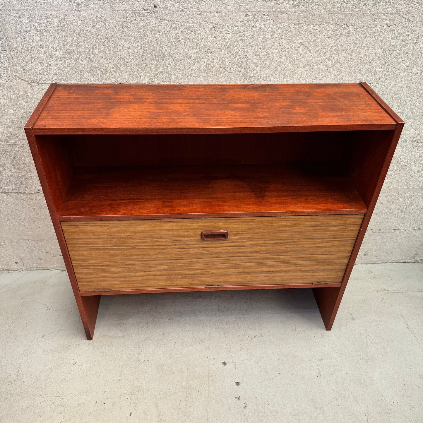 Mid Century Liqour Bar and Bookcase Shelving System