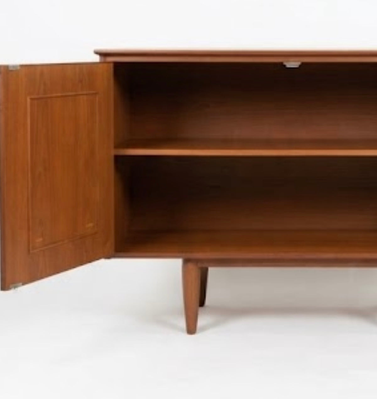 Mid Century RARE Burgess sideboard three door teak buffet storage unit