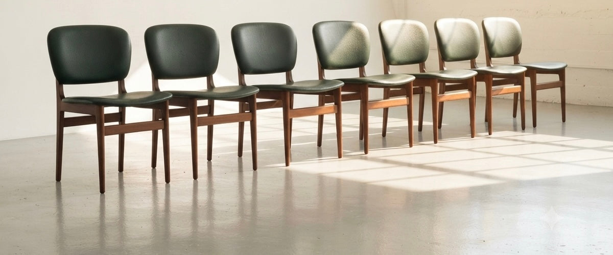 Mid Century Elite Set of Eight Custom Order chairs retro vintage