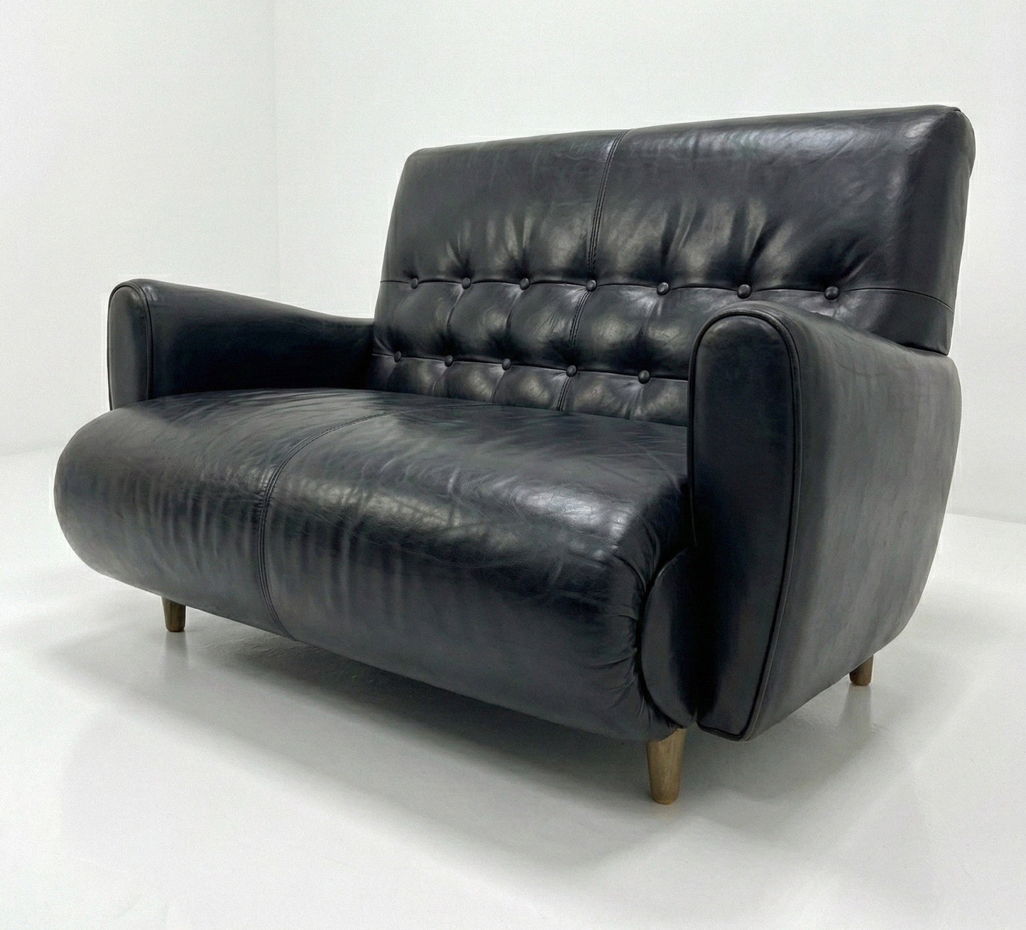 Vintage Sleepy Hollow two seater lounge sofa Custom Upholstery