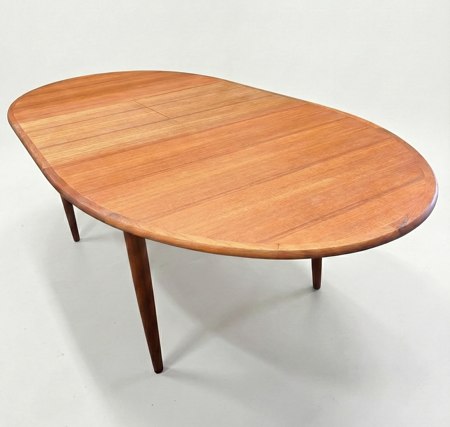 Mid Century Oval Burgess 1960s Teak Extension table custom order