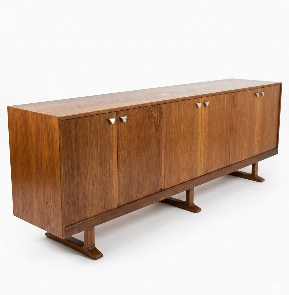 Mid Century Danish credenza Sideboard Teak Kurt Østervig Model K.p. 22 Mobler Furniture 1961