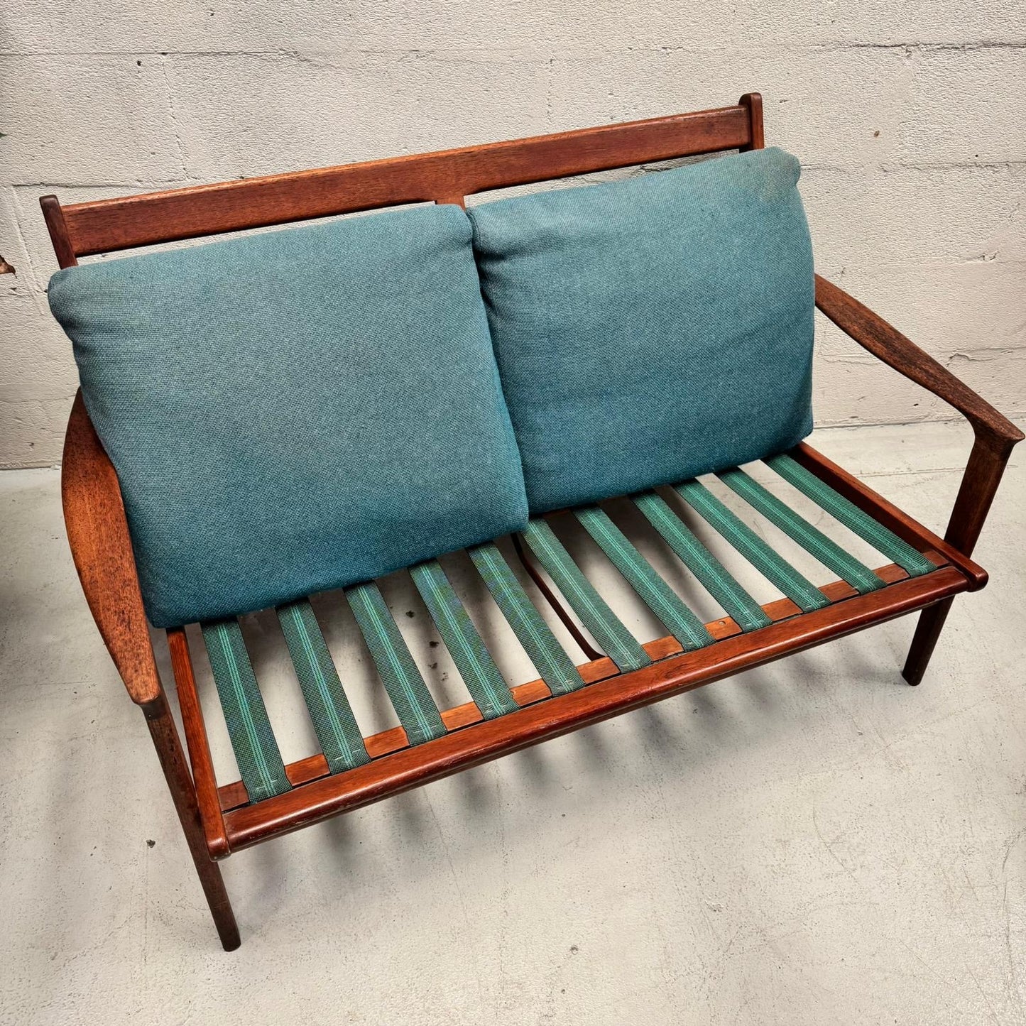 Original Parker Mid Century 2 Seater Loveseat