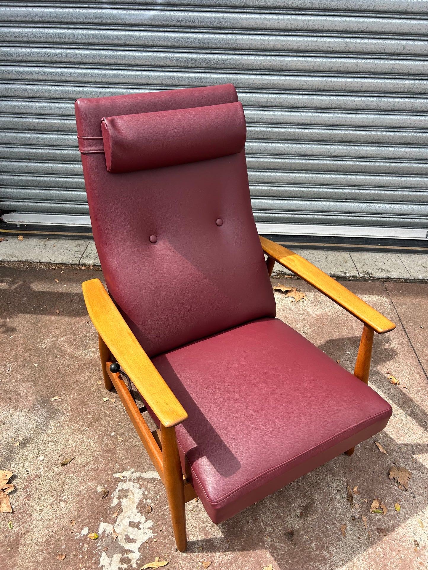 Arnt Lande "Combi Star" Reclining Lounge Chair by Stokke Mobler