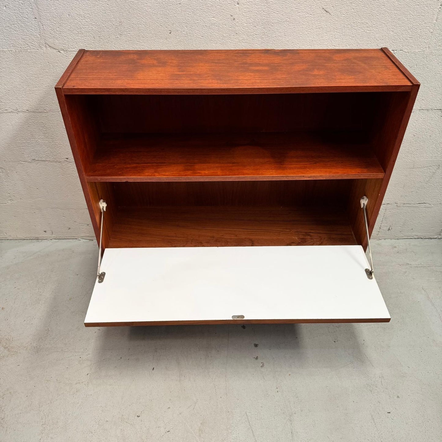 Mid Century Liqour Bar and Bookcase Shelving System