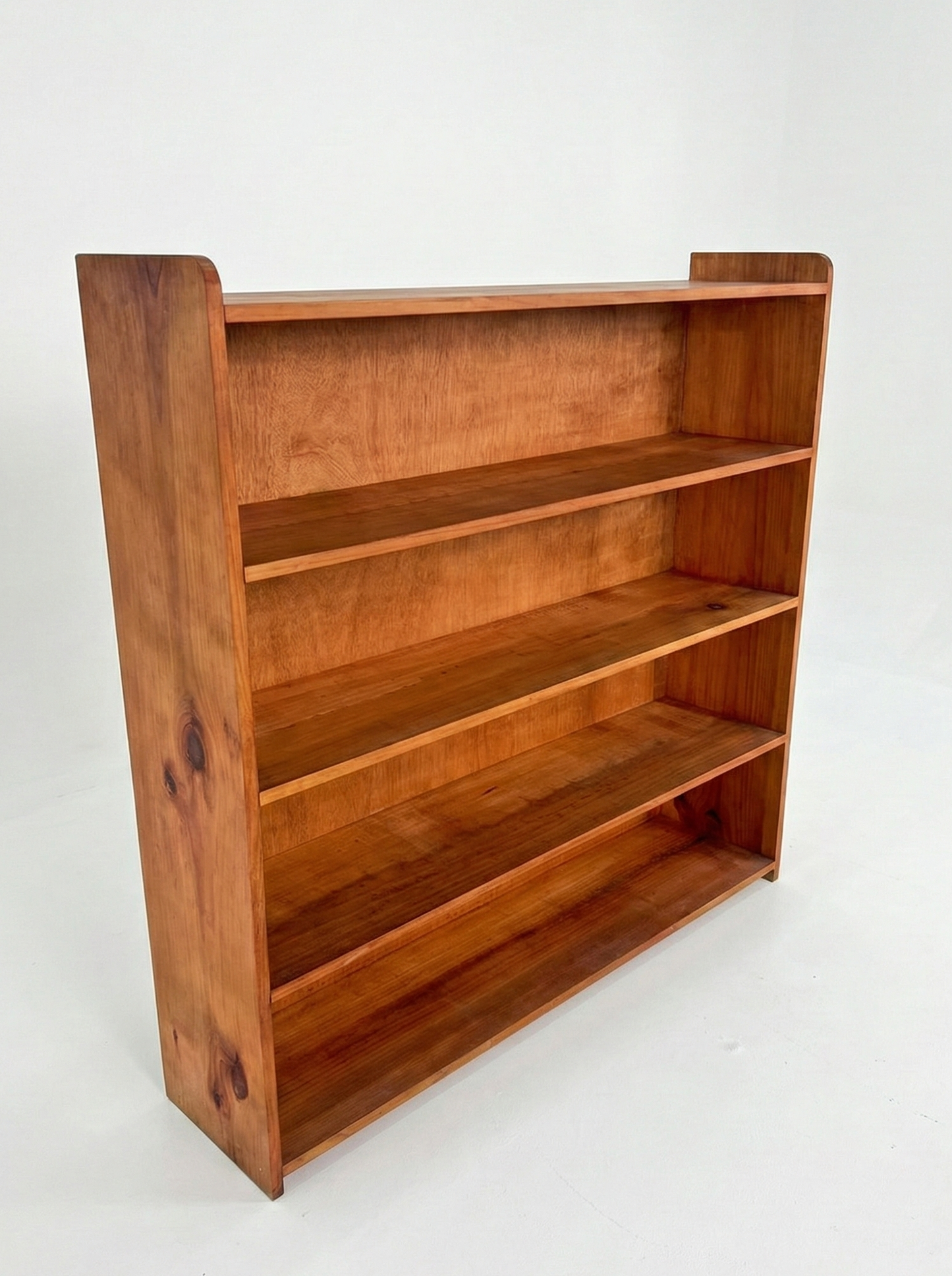 Mid Century shelving retro pine bookshelf