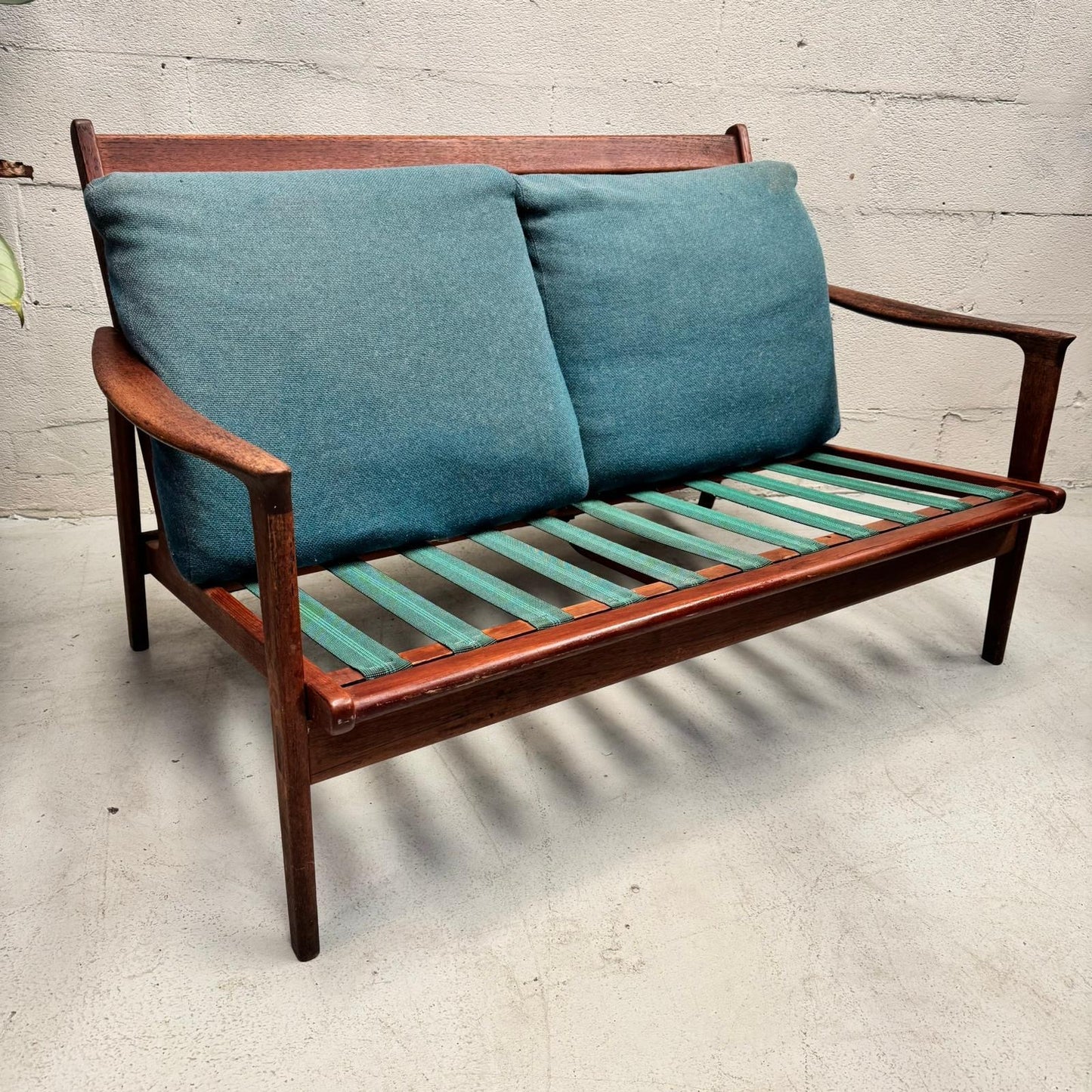 Original Parker Mid Century 2 Seater Loveseat