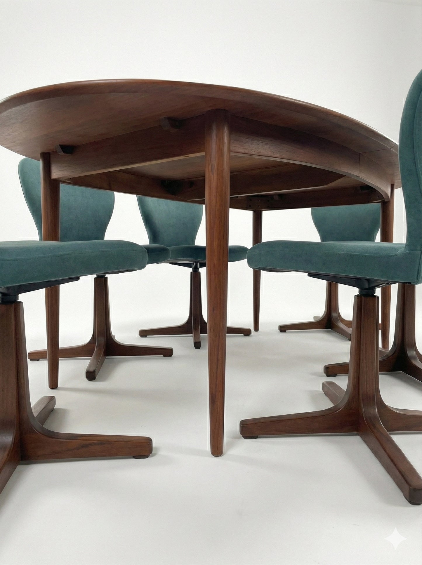 Mid Century Warren Catt chair Jarrah timber swivel seat