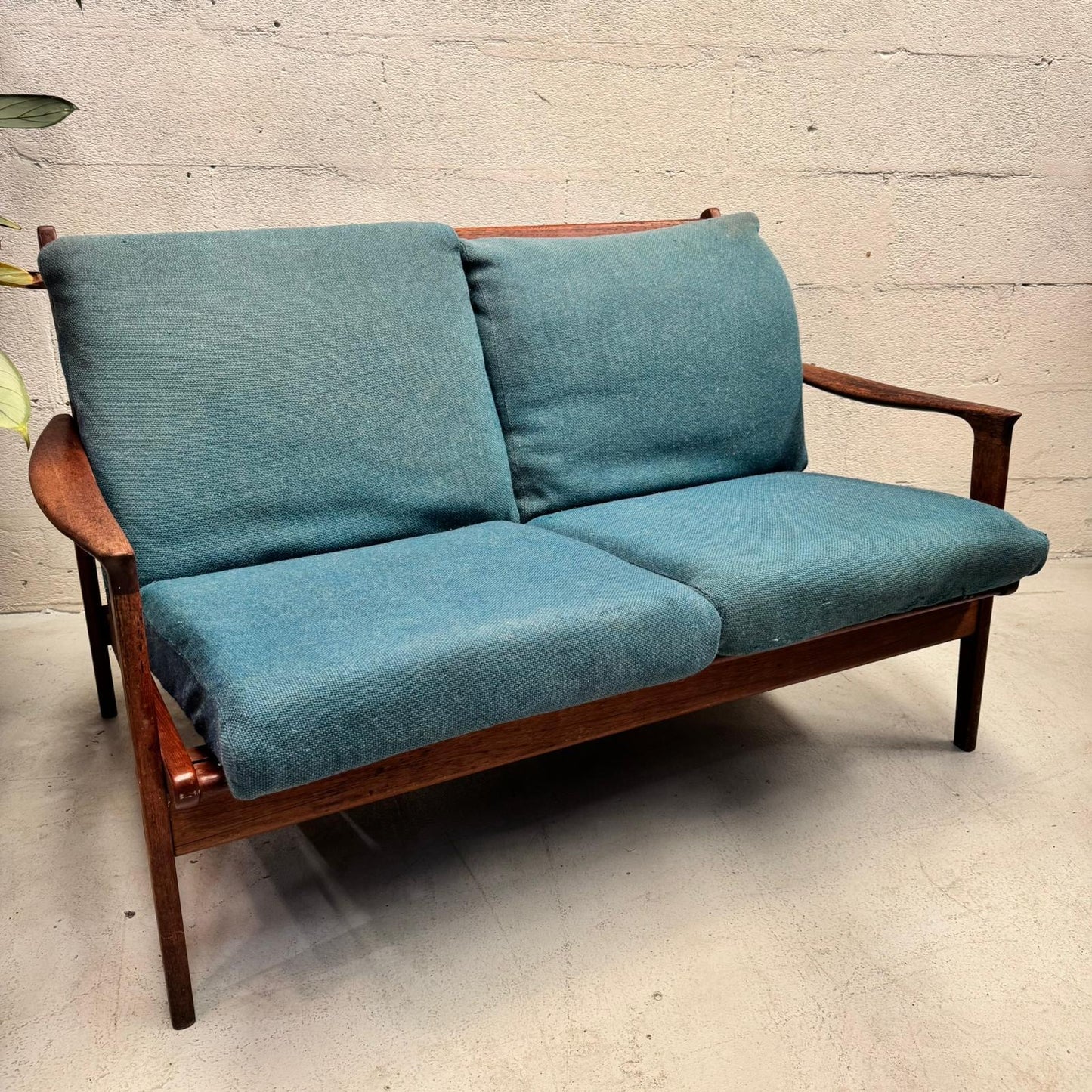 Original Parker Mid Century 2 Seater Loveseat