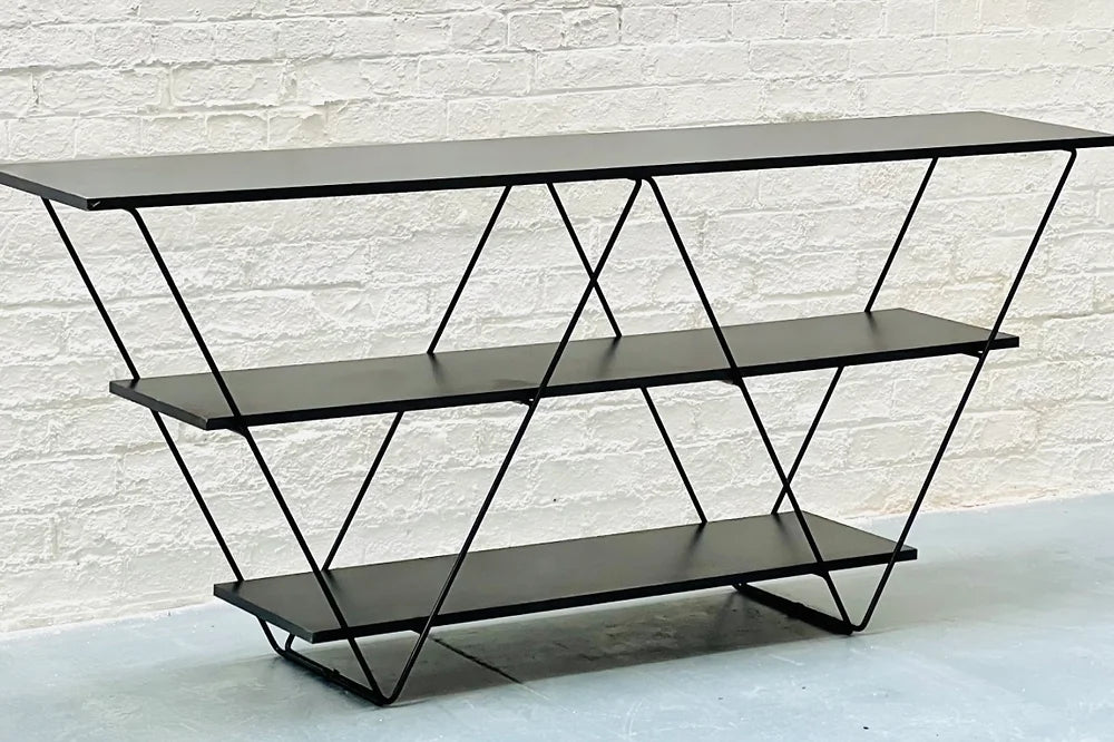 Vintage Ikea Kavat Shelf Black