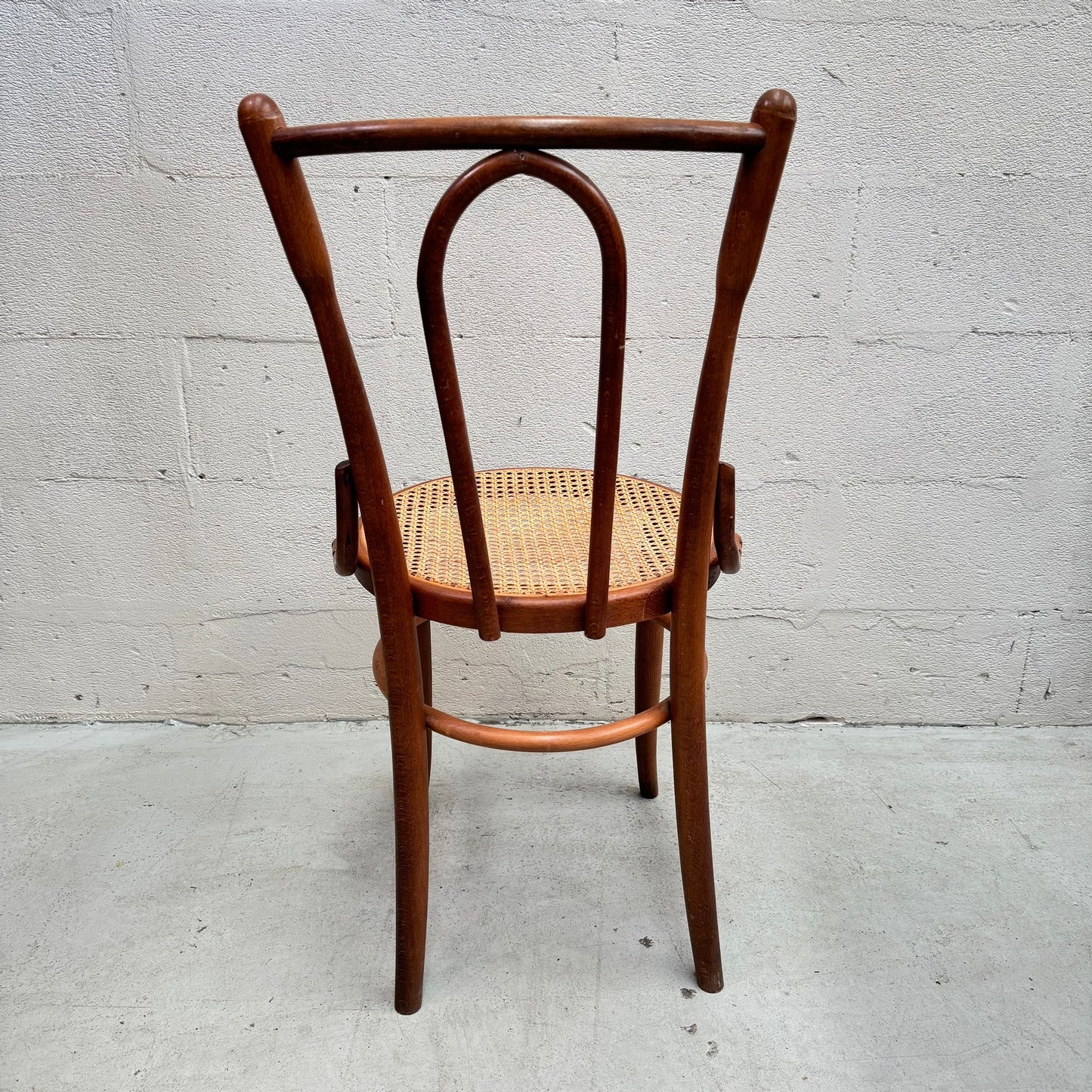 Mid Century Bentwood rattan and timber chair