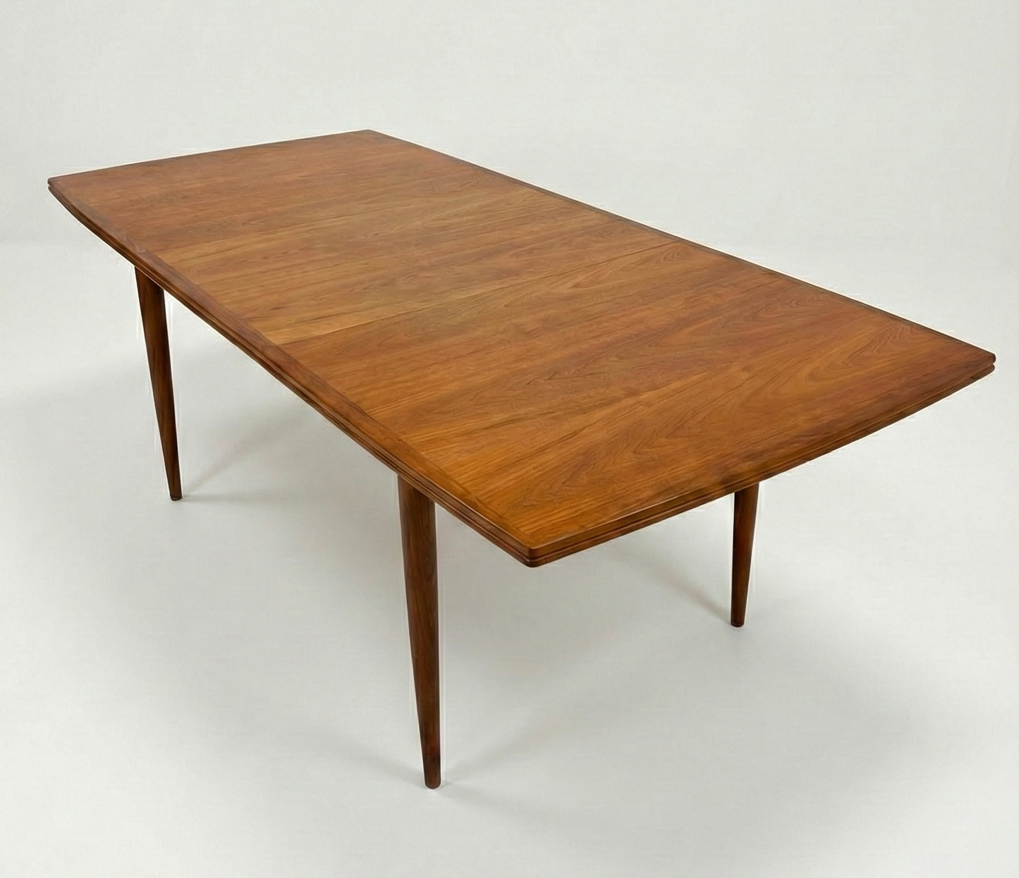 Mid Century Parker Model No 83 RARE teak rectangle table with butterfly extension 1970s retro
