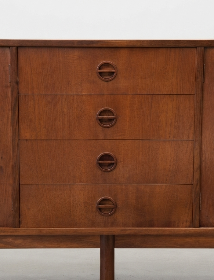 Mid Century Parker X Large Sideboard RARE Cats Eye Collectable 1960s