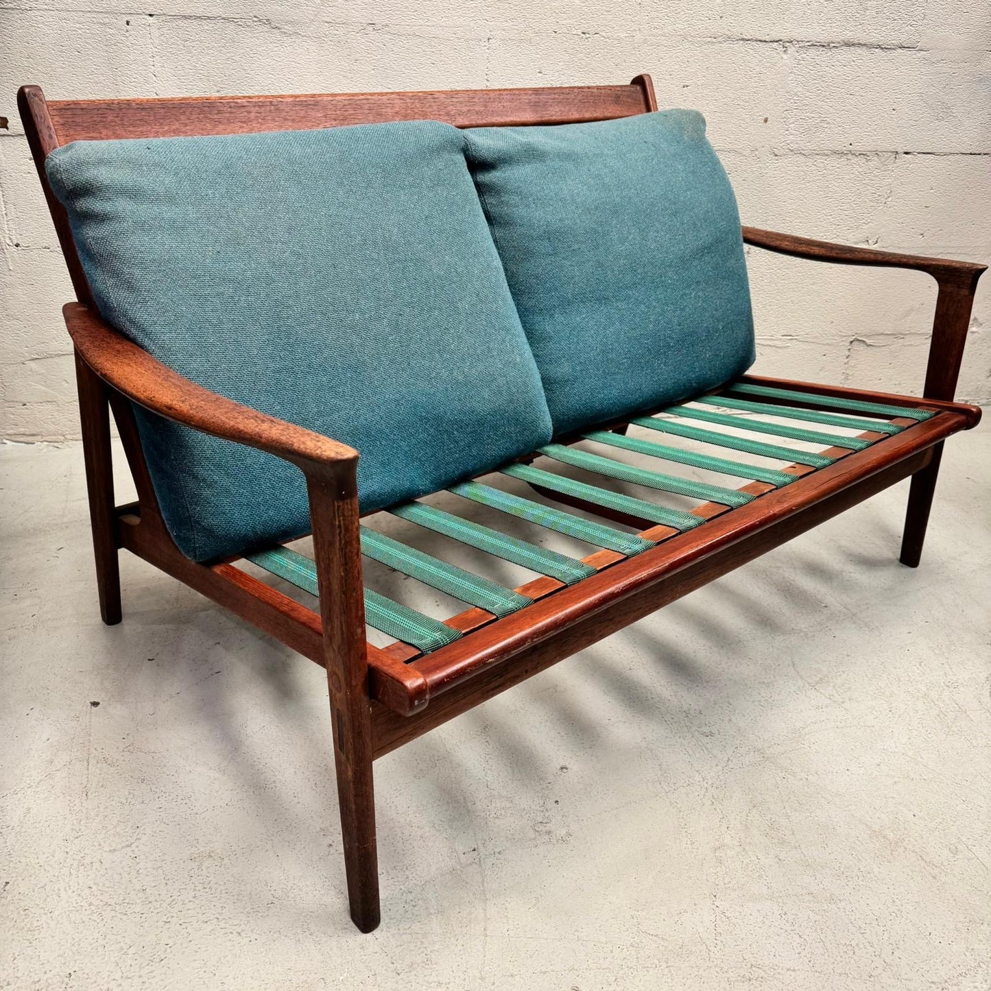 Original Parker Mid Century 2 Seater Loveseat