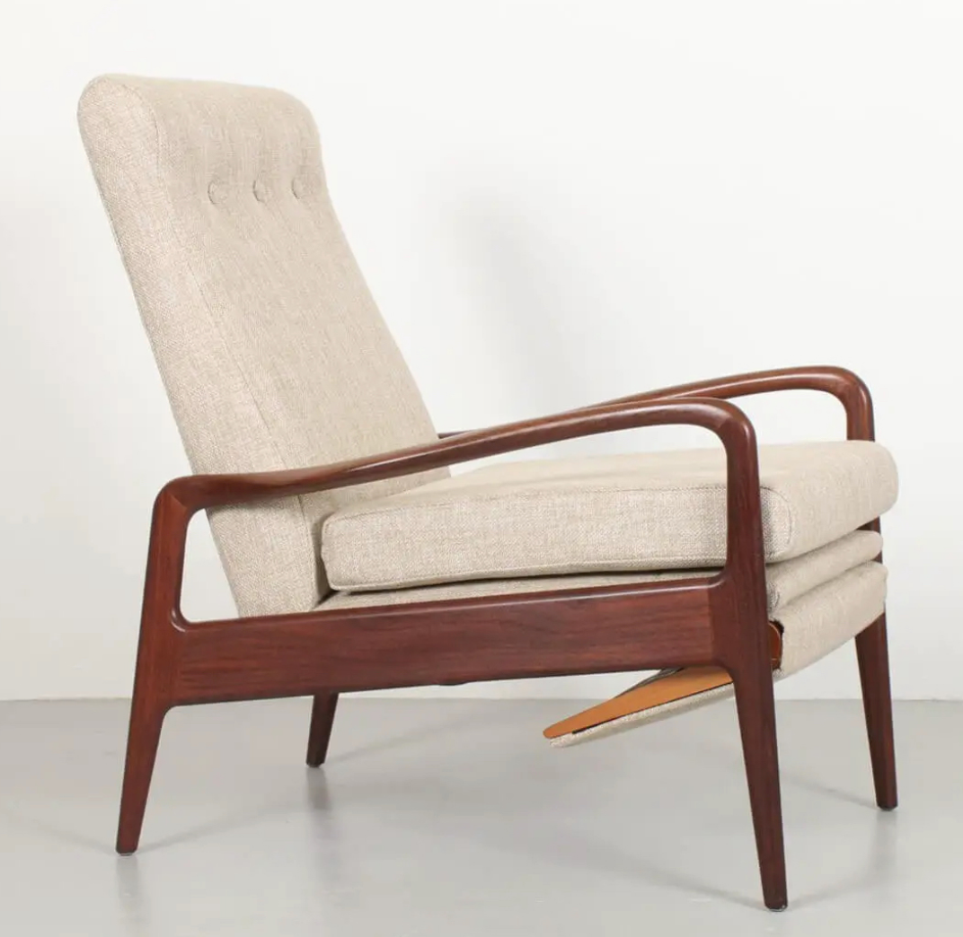 Mid Century Greaves and Thomas recliner armchair 1960s 3-4 weeks custom order