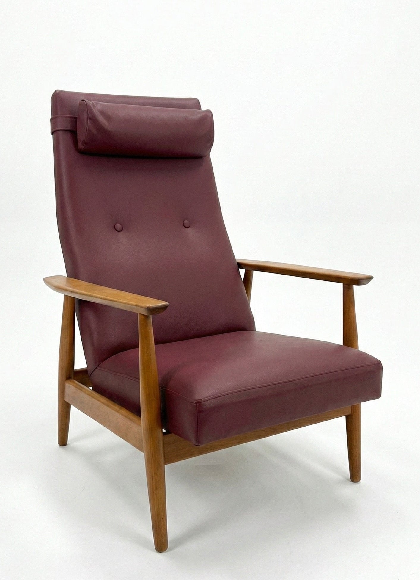 Arnt Lande Combi Star Mid-Century Reclining Lounge Chair, Stokke Mobler – Esho Gallery