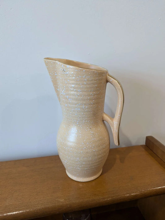 Art Deco Speckled Pitcher Crown Devon