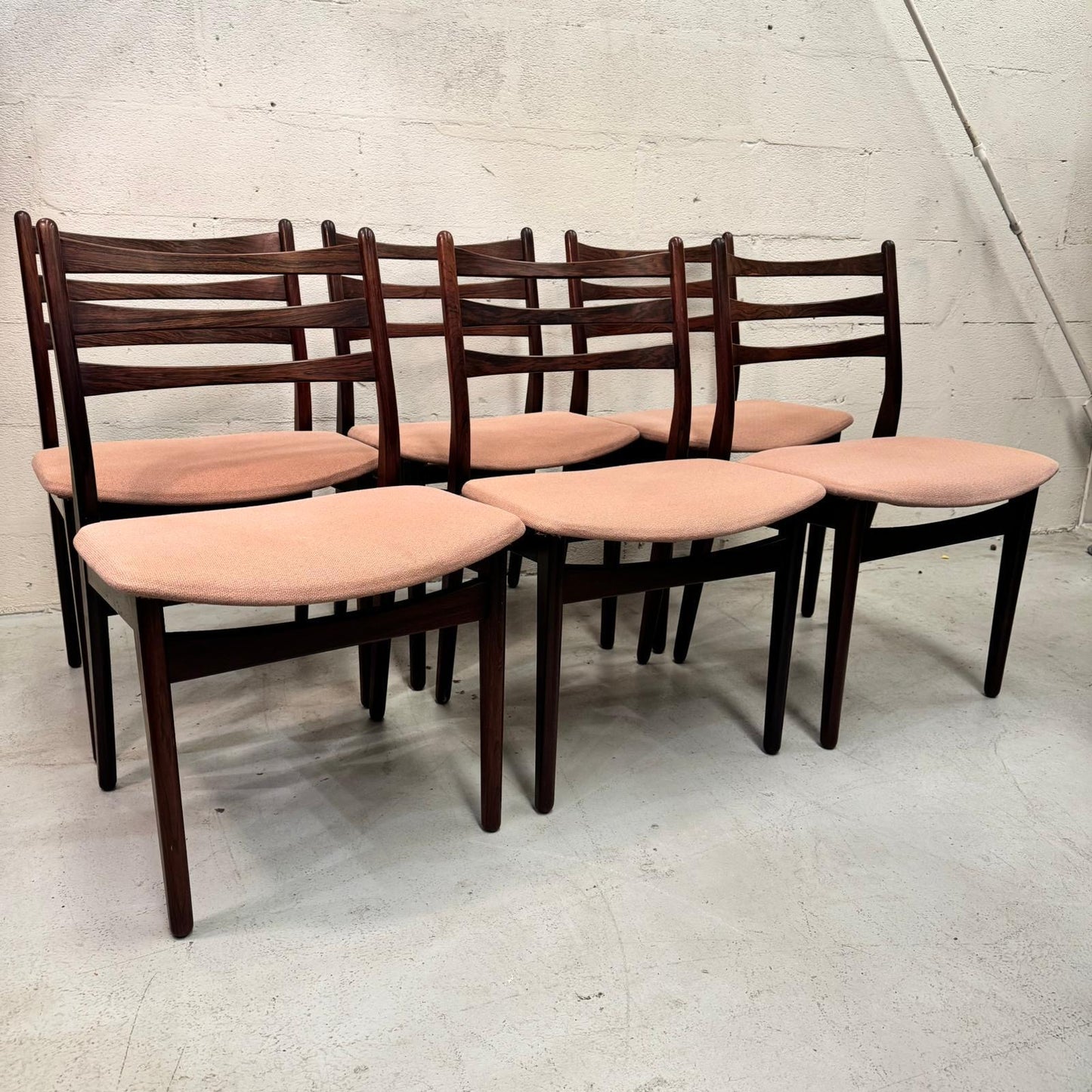 Danish Rosewood Mid-Century Chairs (6)