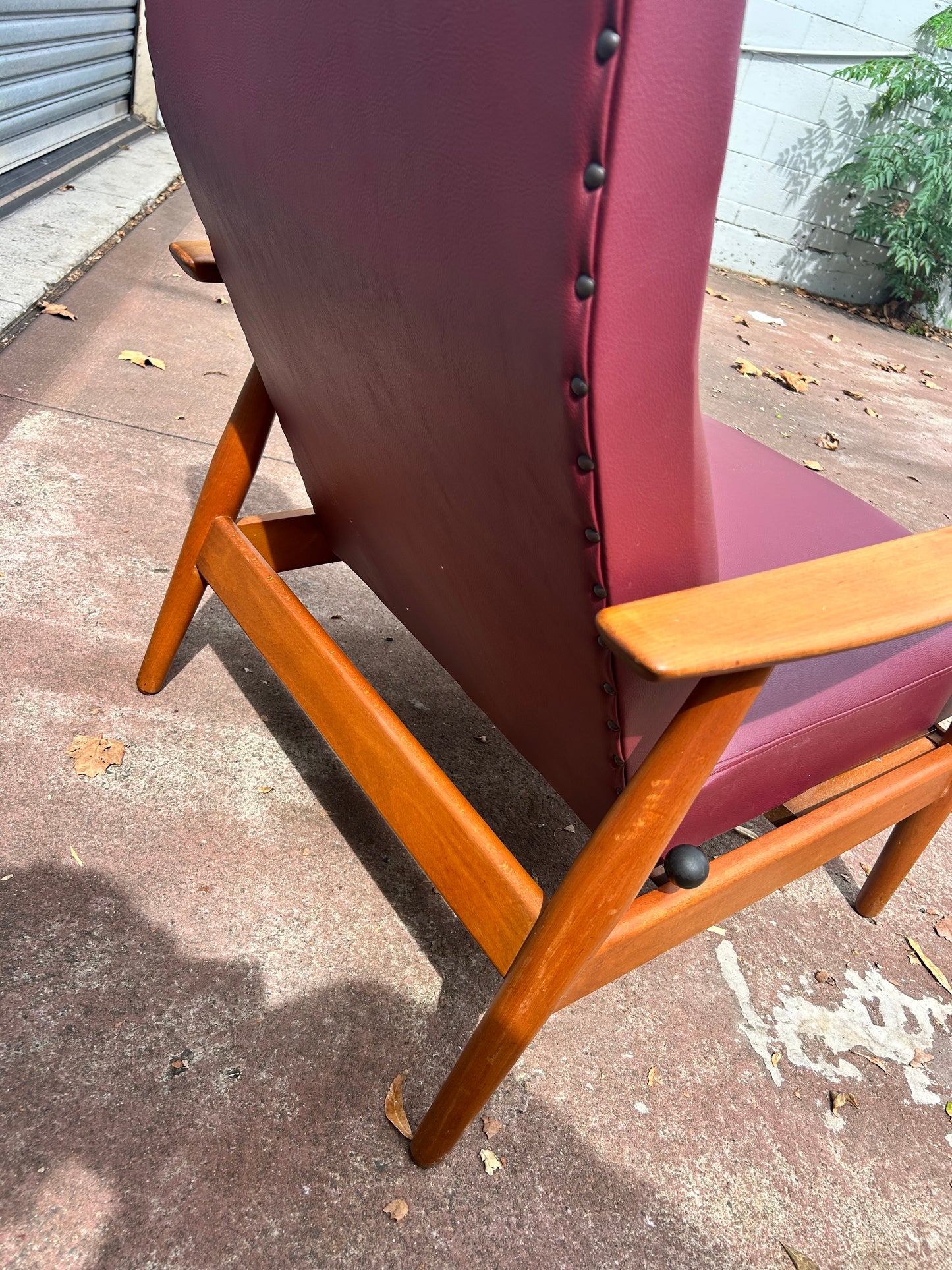 Arnt Lande "Combi Star" Reclining Lounge Chair by Stokke Mobler