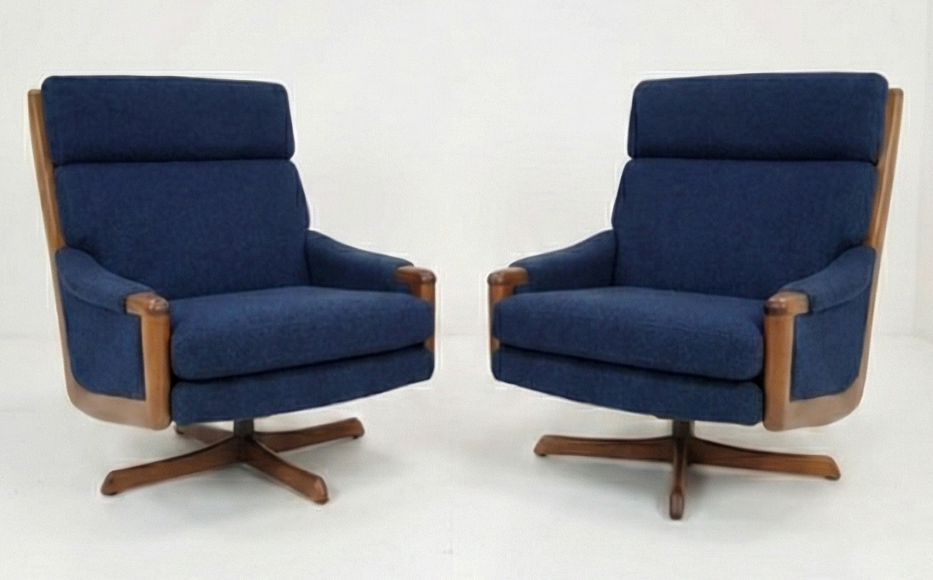 Mid Century Chiswell swivel armchair retro vintage Custom Order
