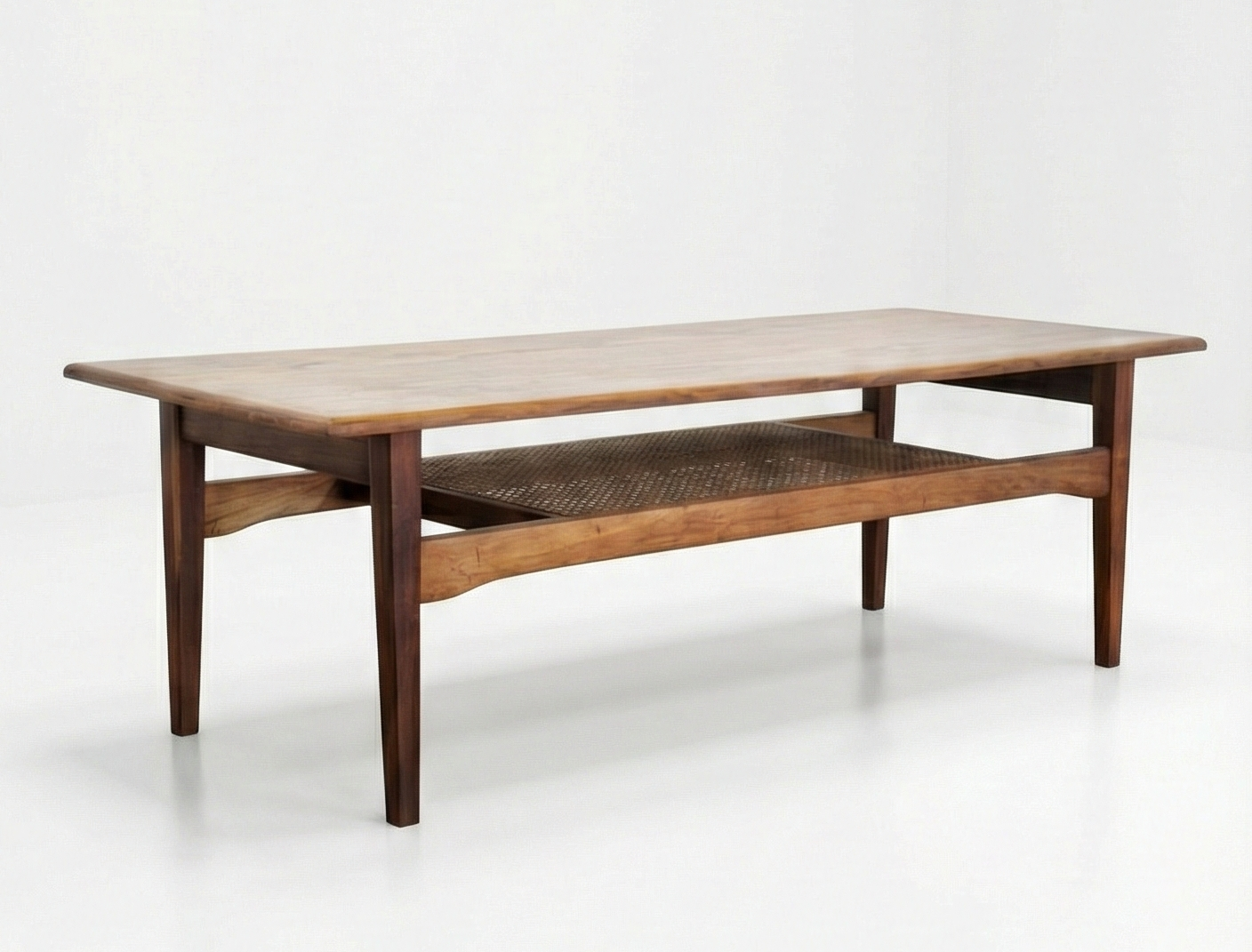 Fler Blackwood & Rattan Coffee Table