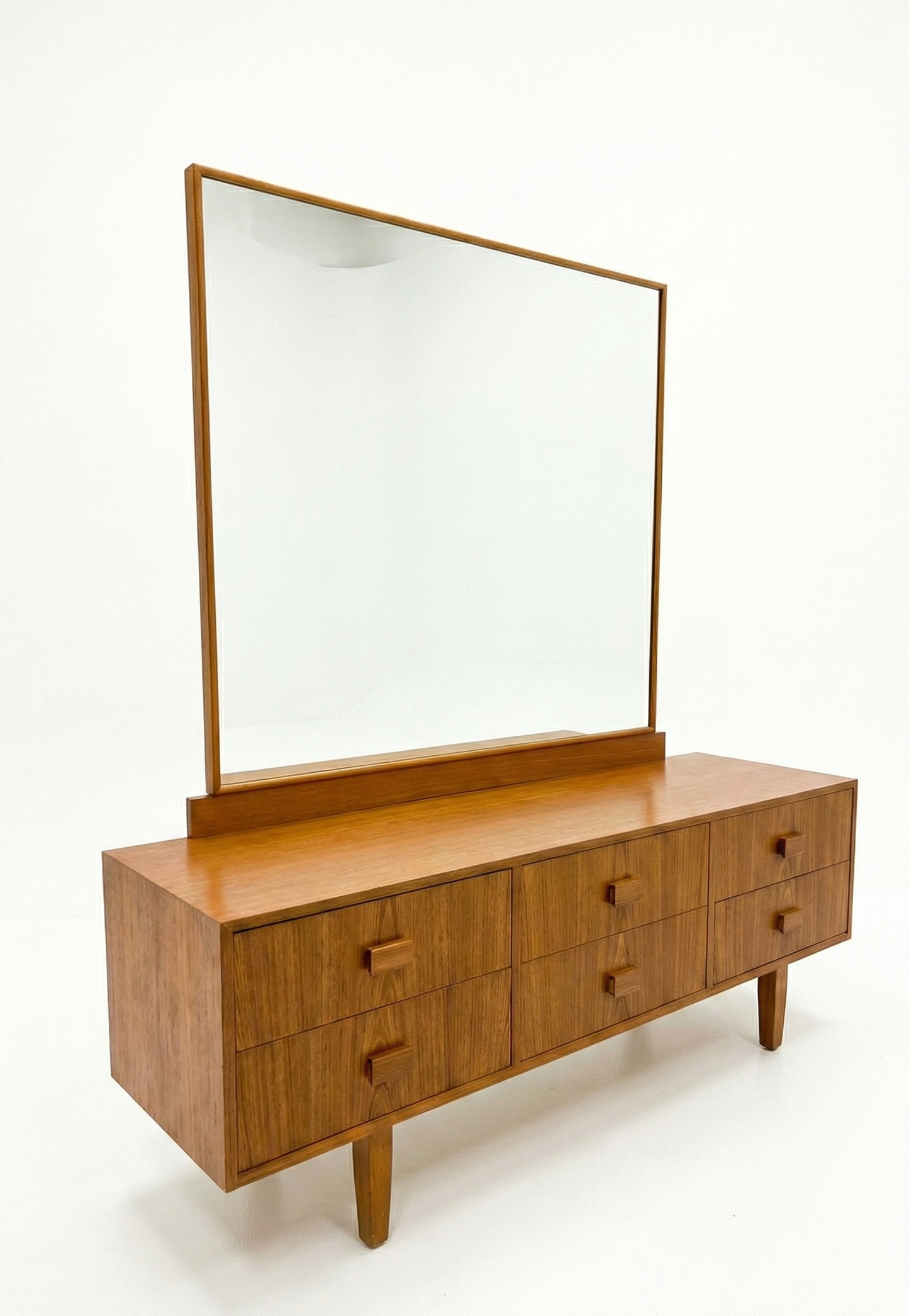 Mid Century low boy dresser teak retro vintage storage