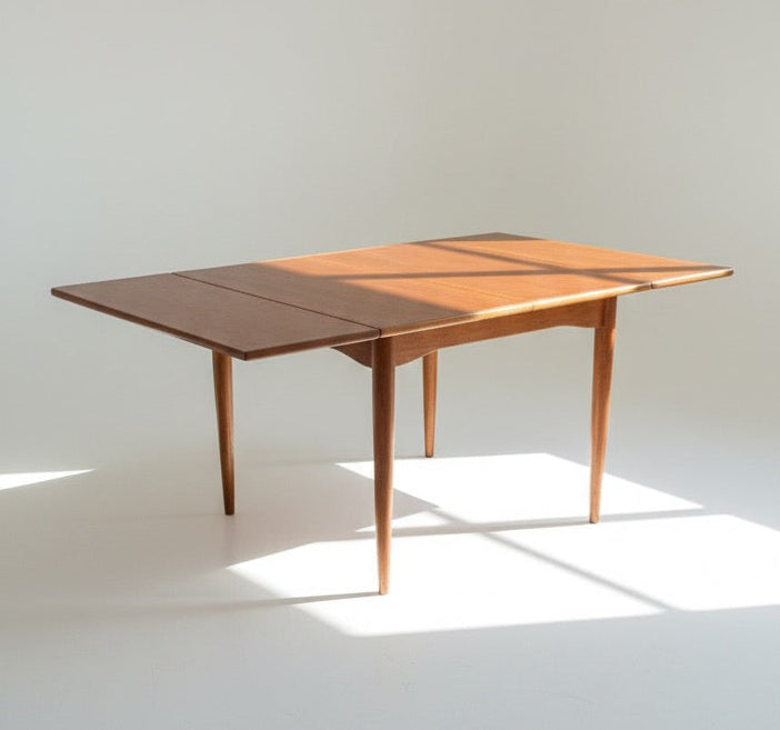 Mid Century Parker nordic square table with extension