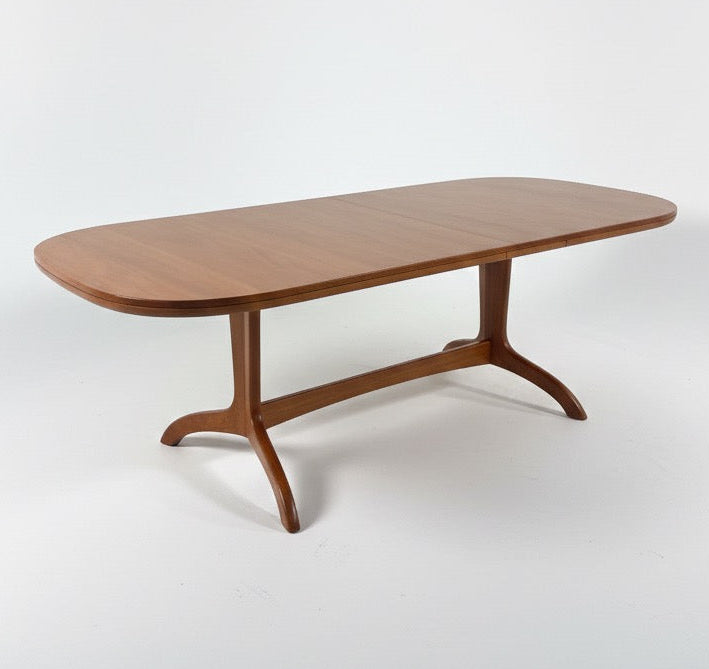 Mid Century Chiswell double extension Golden teak table