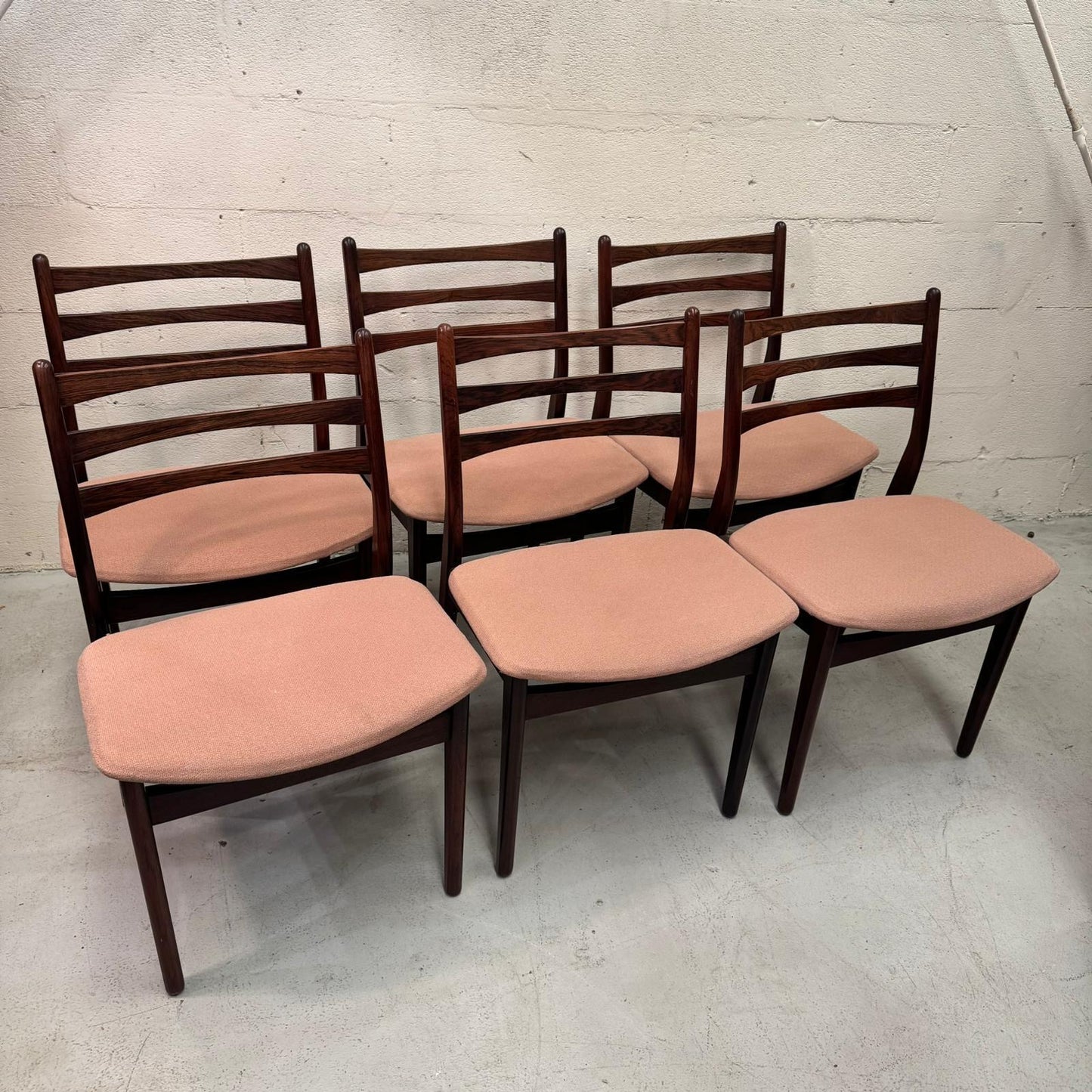 Danish Rosewood Mid-Century Chairs (6)