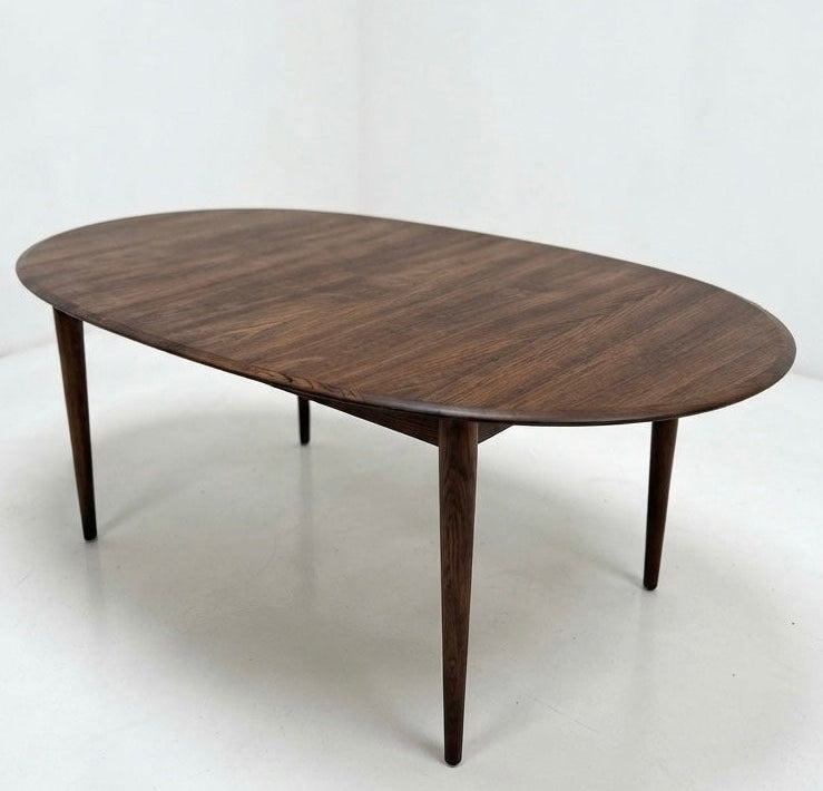 Mid Century Parker No 92 Oval nordic teak 1960s Dining Room Table