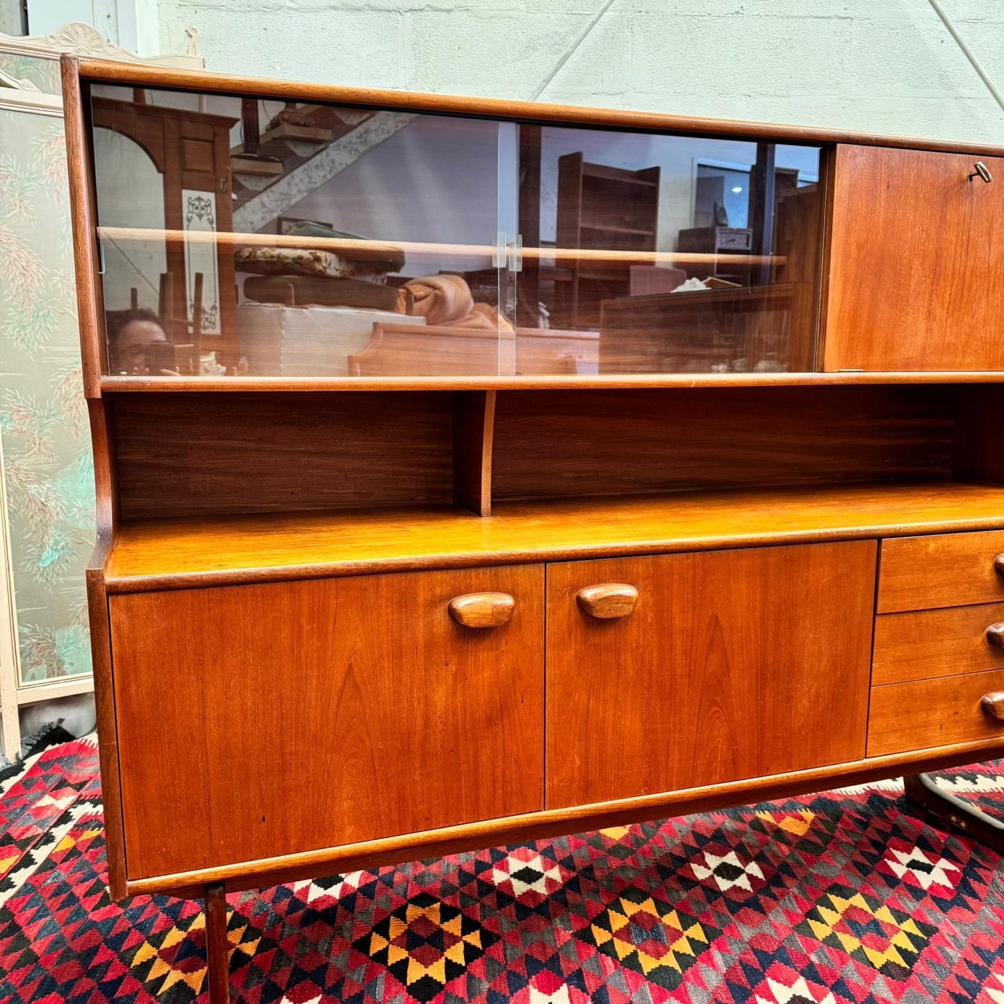 Mid Century Modern Teak Hutch by G Plan