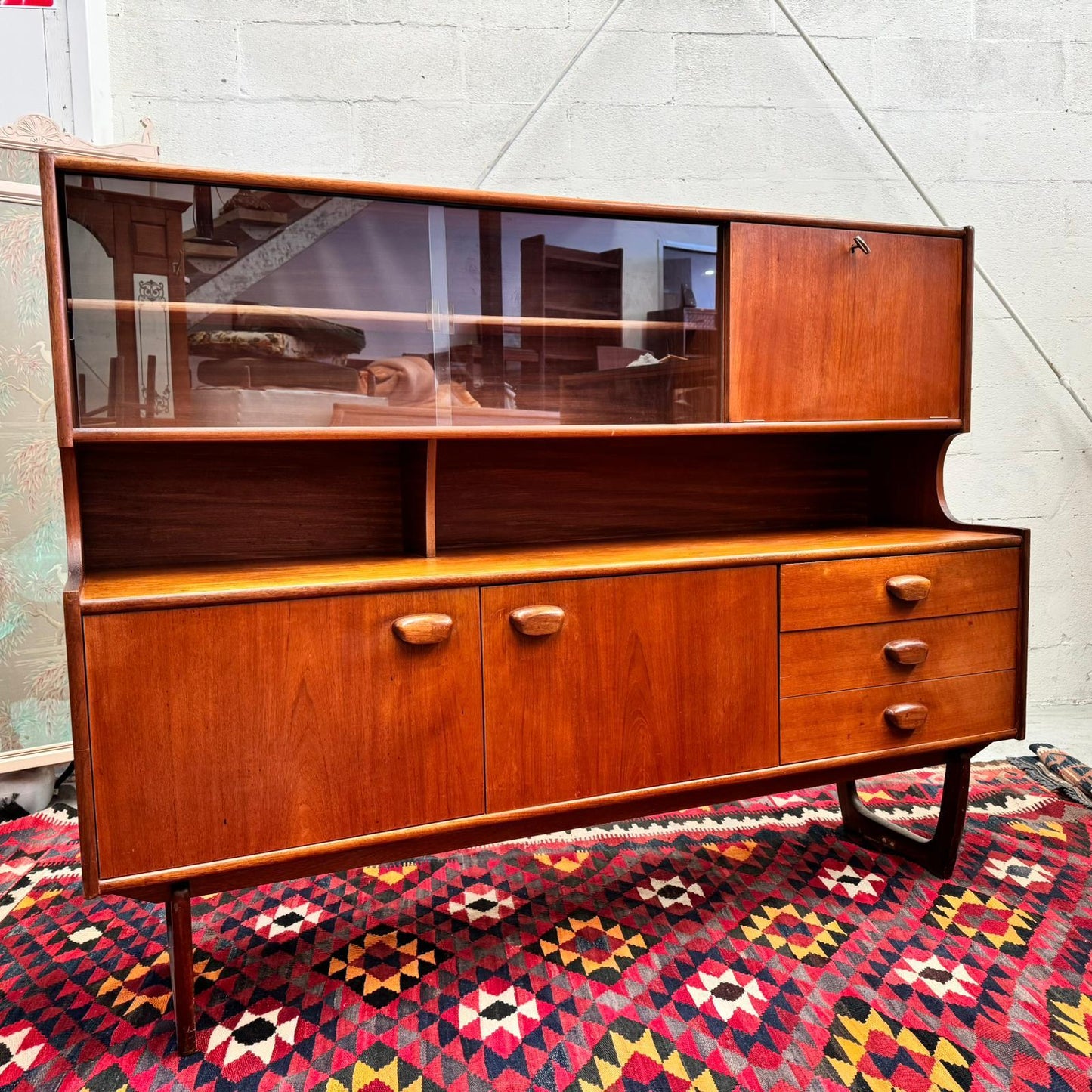 Mid Century Modern Teak Hutch by G Plan