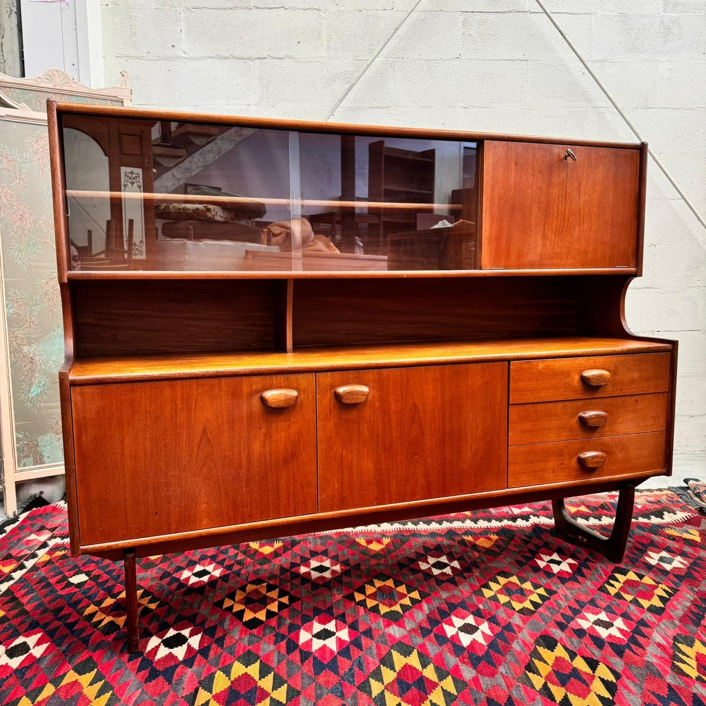 Mid Century Modern Teak Hutch by G Plan