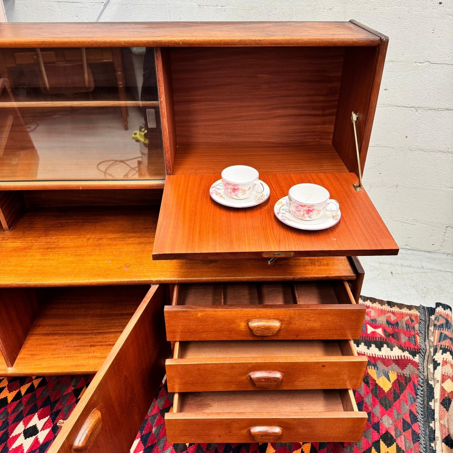 Mid Century Modern Teak Hutch by G Plan