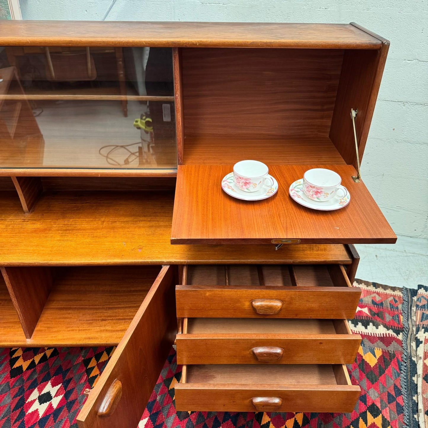 Mid Century Modern Teak Hutch by G Plan