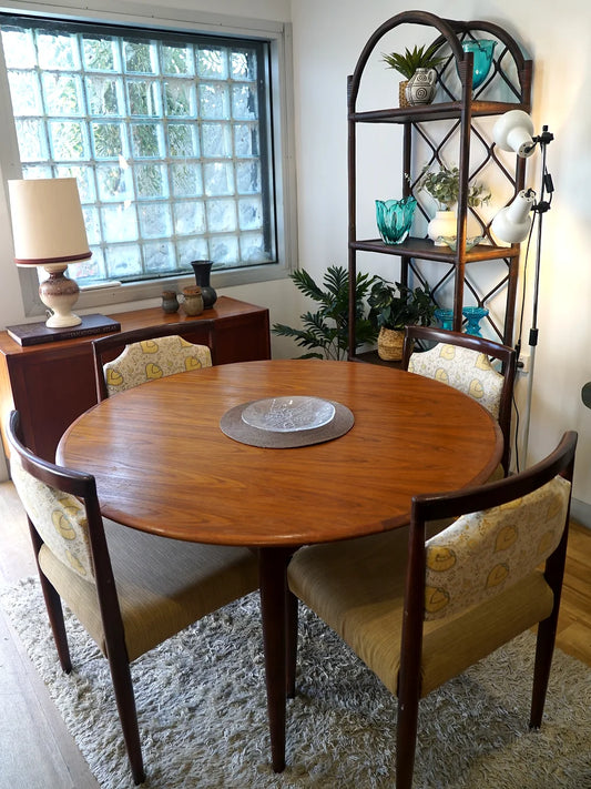 Parker Nordi Teak Round extension Table