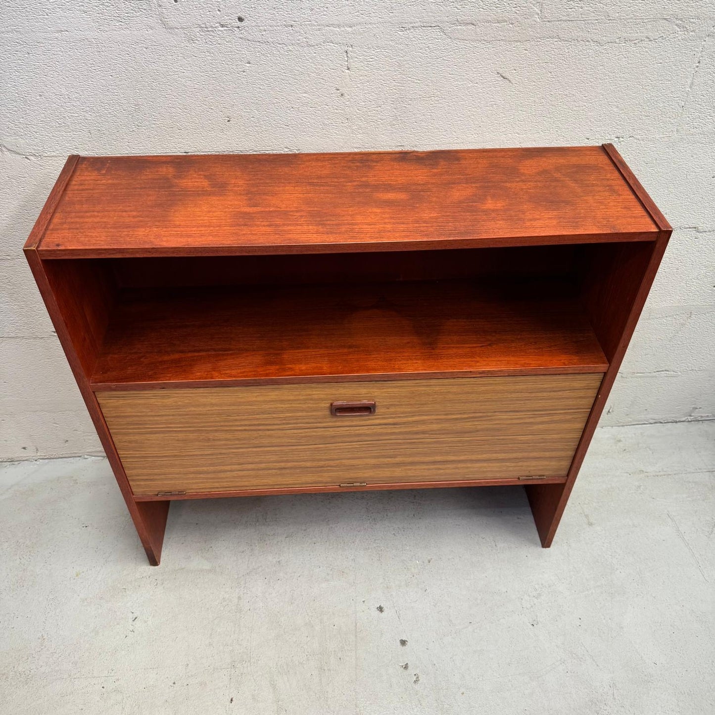 Mid Century Liqour Bar and Bookcase Shelving System