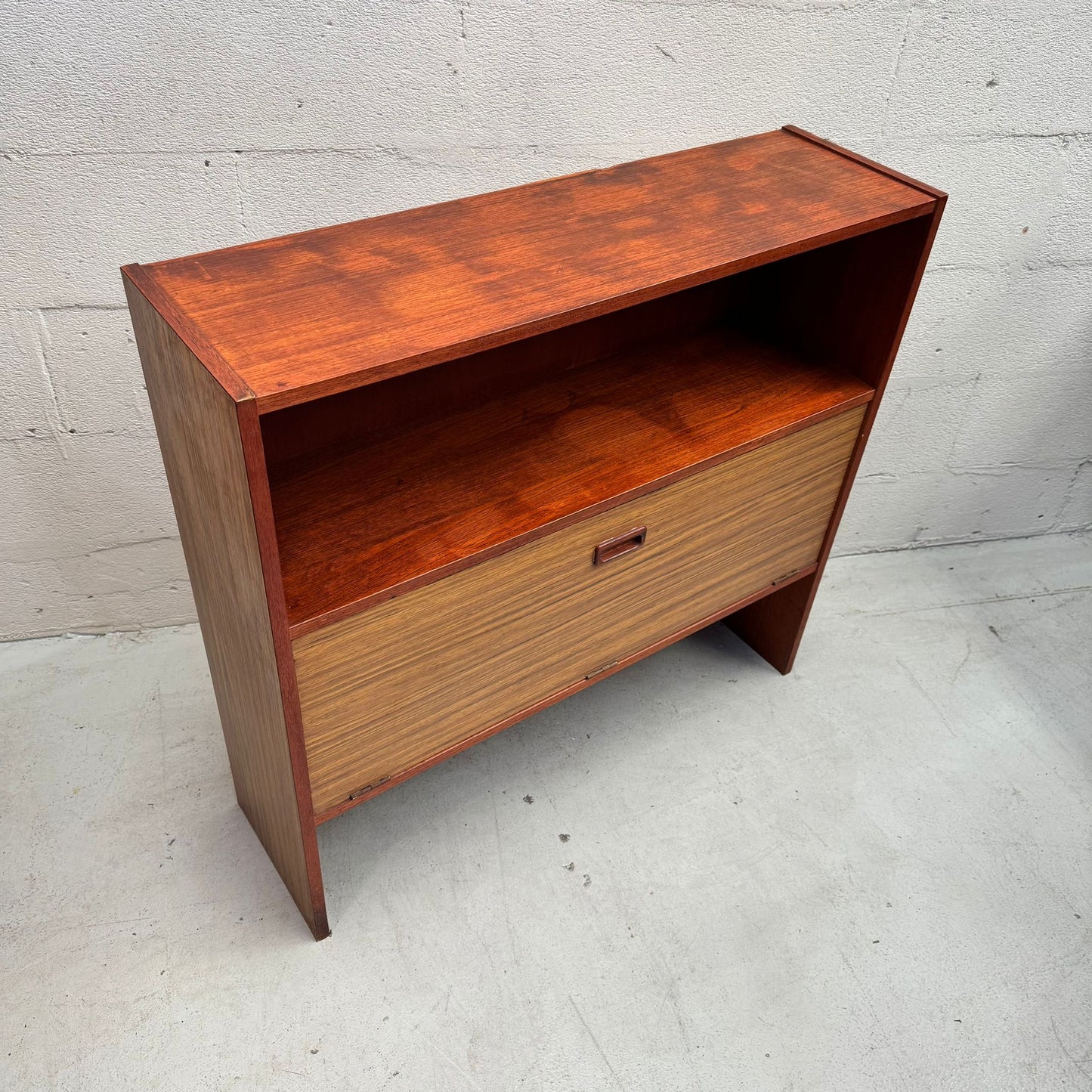 Mid Century Liqour Bar and Bookcase Shelving System