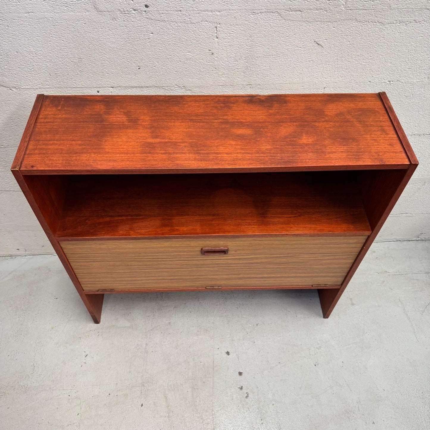 Mid Century Liqour Bar and Bookcase Shelving System