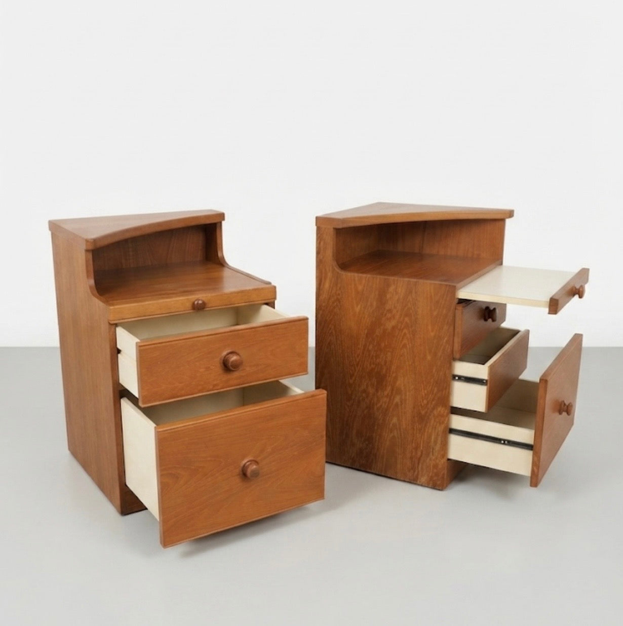 Chiswell Teak Bedside with Pull-Out Table