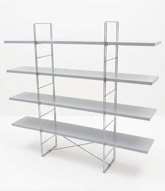 Ikea 90s Enetri Shelving unit bookcase collectable light grey storage