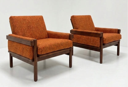 Danish Deluxe Rifka armchair seat Custom order with new upholstery fabric