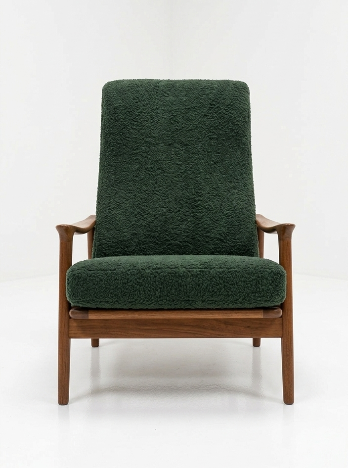 Mid Century Parker recliner teak Blackwood retro mcm armchair seating lounge 1960s