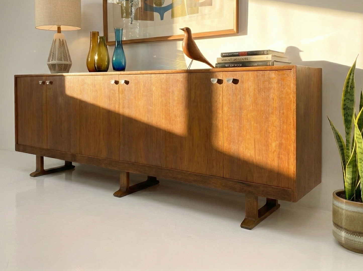 Mid Century Danish credenza Sideboard Teak Kurt Østervig Model K.p. 22 Mobler Furniture 1961