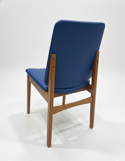 Mid Century Noblett teak chairs Custom Set of 6 Upholstery 3-4 week lead time