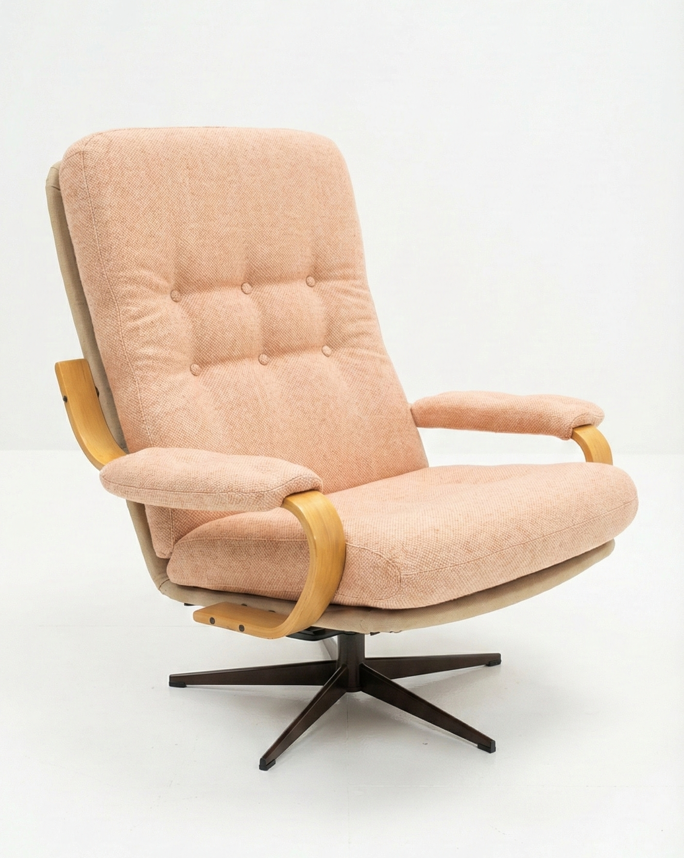 Mid Century Danish Mobler Bentwood swivel armchair Custom Order