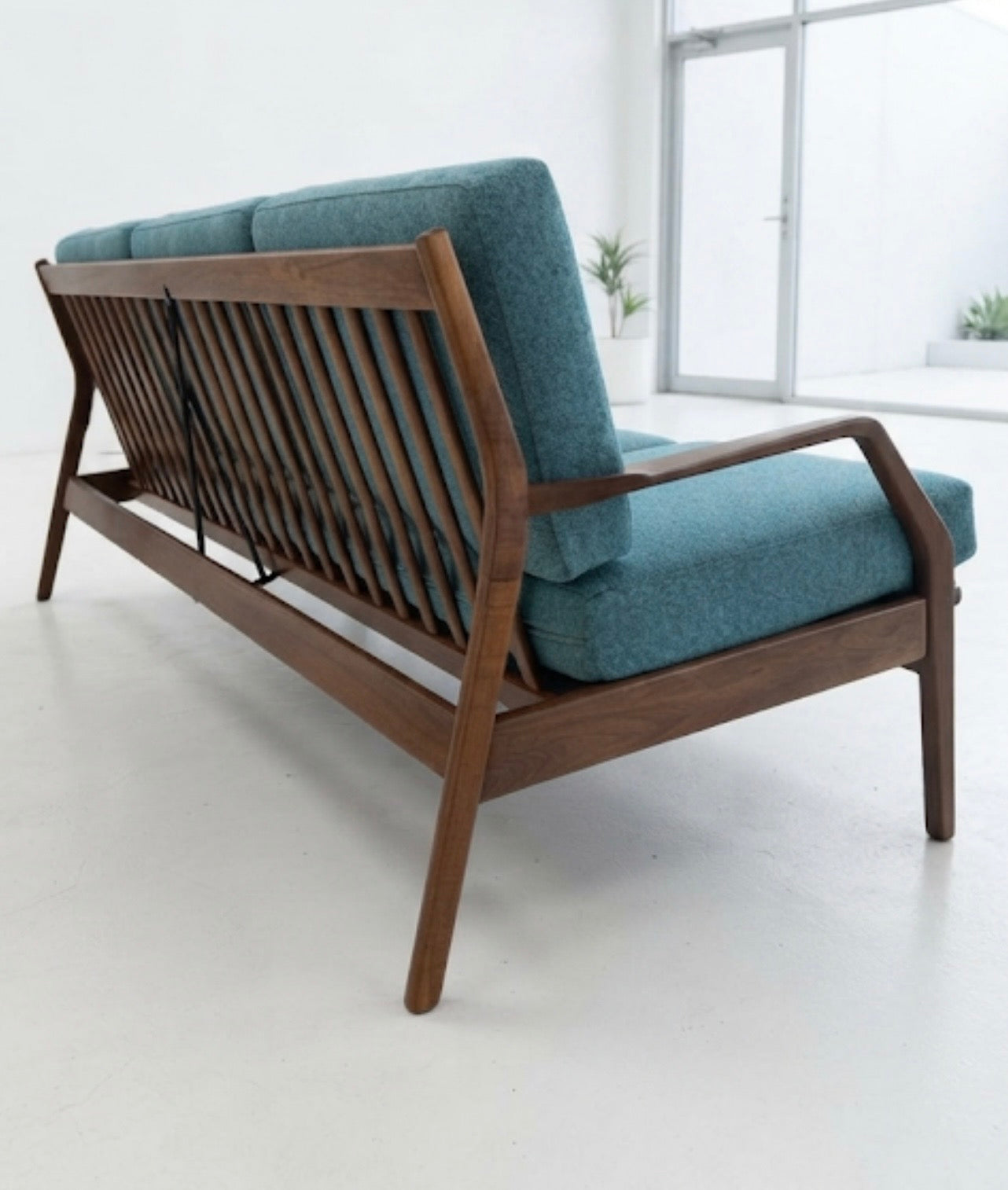 Fler Teak Three-Seater Sofa — Custom Order (3–4 Weeks)