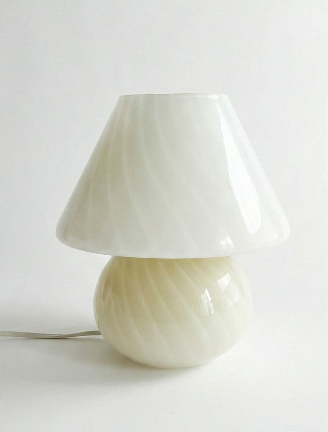 Mid Century Murano Vetri Venini Mushroom Lamp Italy 1970s