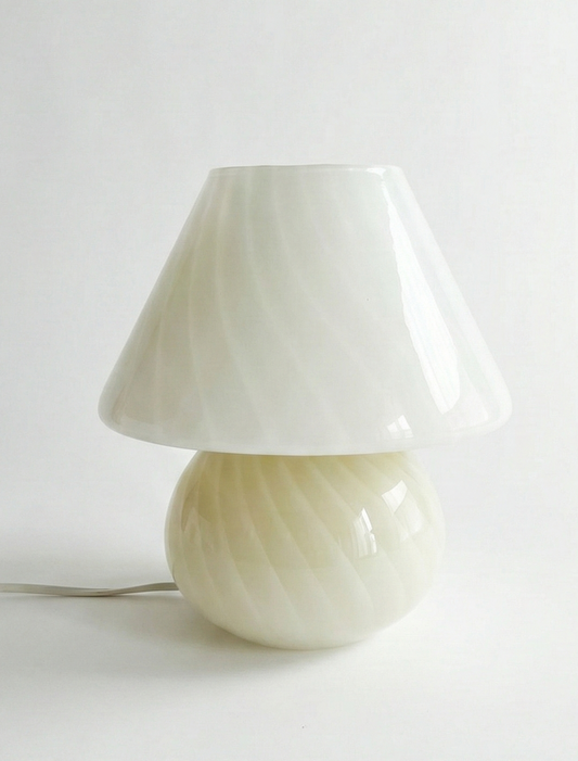 Mid Century Murano Vetri Venini Mushroom Lamp Italy 1970s