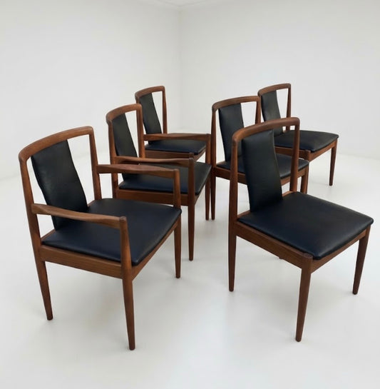 Mid Century Parker teak chairs SET Number 88 & 89 Custom Order 4 week lead time